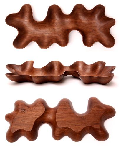 modern decor - Walnut Bowl 2014-28