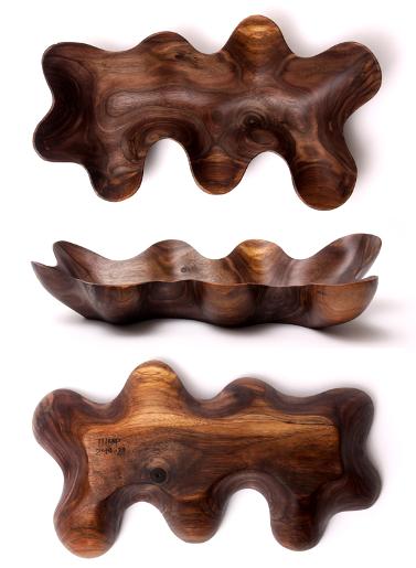 modern decor - Walnut Bowl - 2014-29