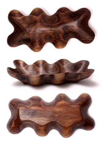 modern decor - Walnut Bowl - 2015-04