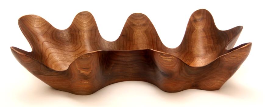 modern decor - walnut bowl 2015-08